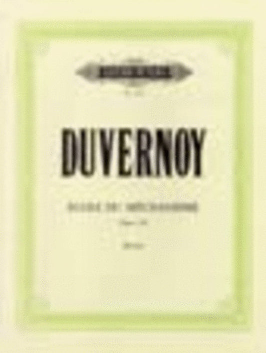 Duvernoy - School Of Mechanism Op 120