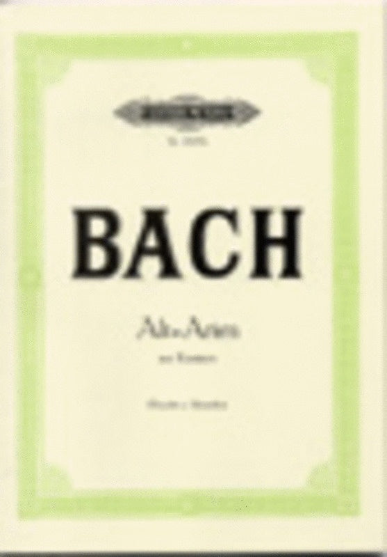 Bach - 15 Contralto Arias From Cantatas