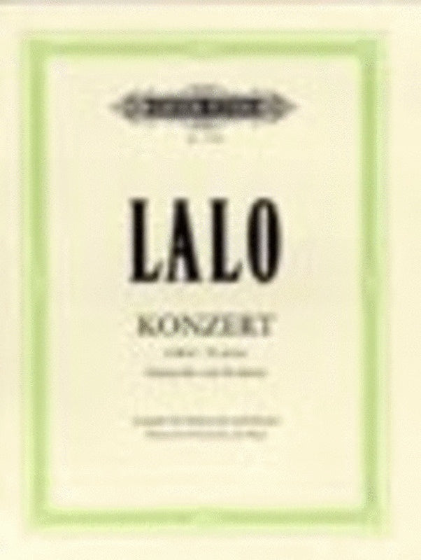 Lalo - Concerto D Minor Cello/Piano