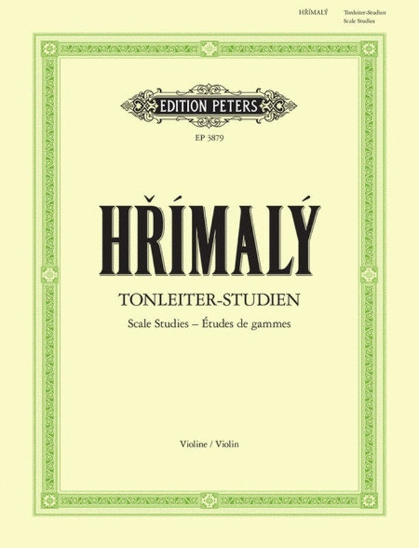 Johann Hrimaly- Scale Studies For Violin Book