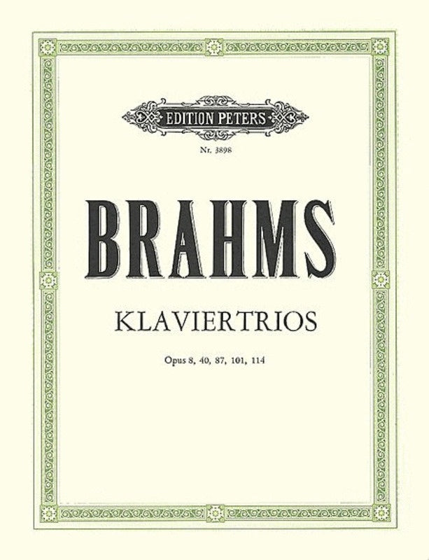 Brahms - Piano Trios Op 8 40 87 101 114 Vln/Vc/Pno