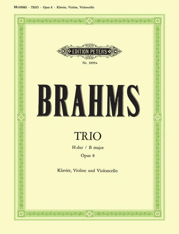 Brahms - Piano Trio No 1 In B Major Op 8