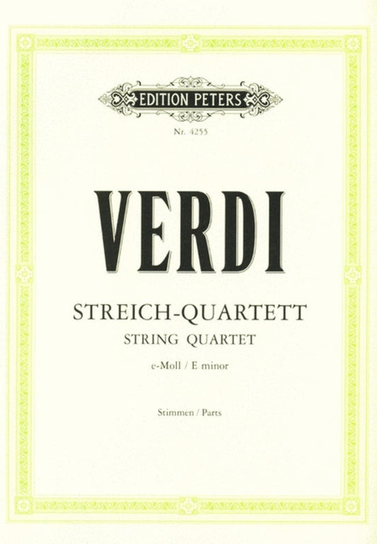 Verdi - String Quartet E Min 2Vln Vla Vc