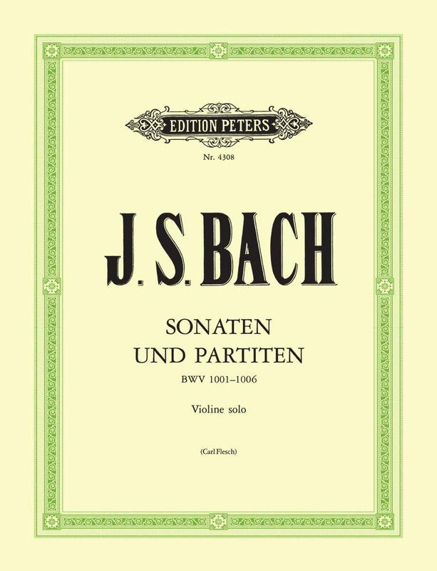 J.S Bach - The 6 Solo Sonatas and Partitas BWV 1001-1006 For Violin Solo