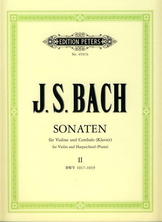 Bach - 6 Sonatas Vol 2 Bwv 1017-1019 Violin/Piano