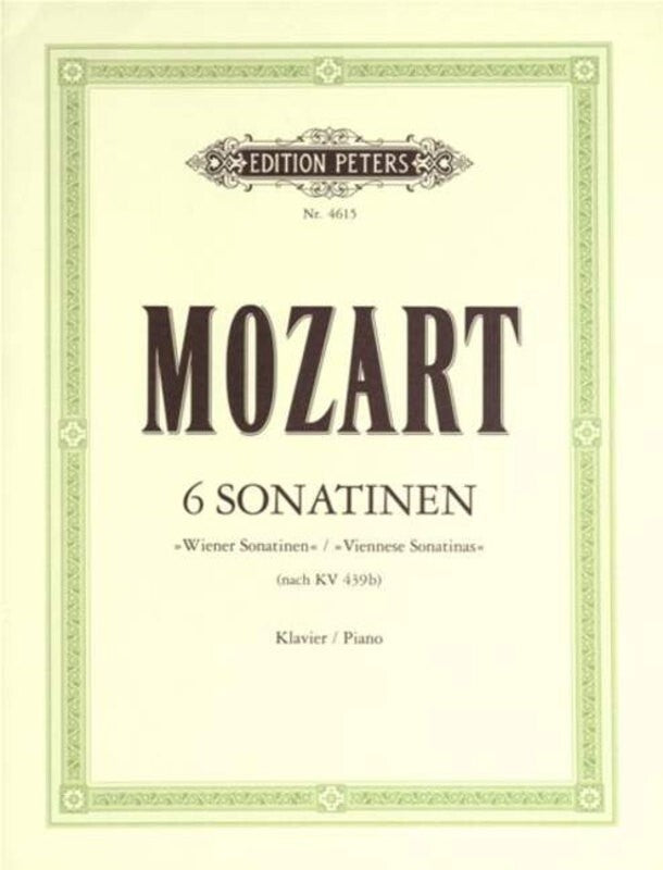 Mozart - 6 Viennese Sonatinas Piano Solo Book