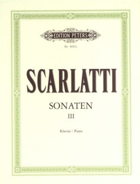 Scarlatti - 150 Sonatas Vol 3 For Piano