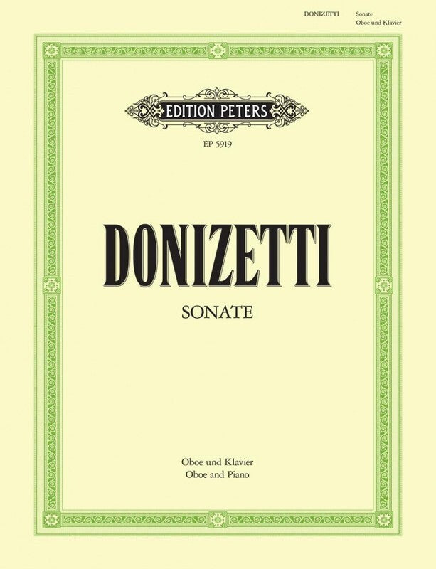 Donizetti - Sonata In F Major Oboe/Piano