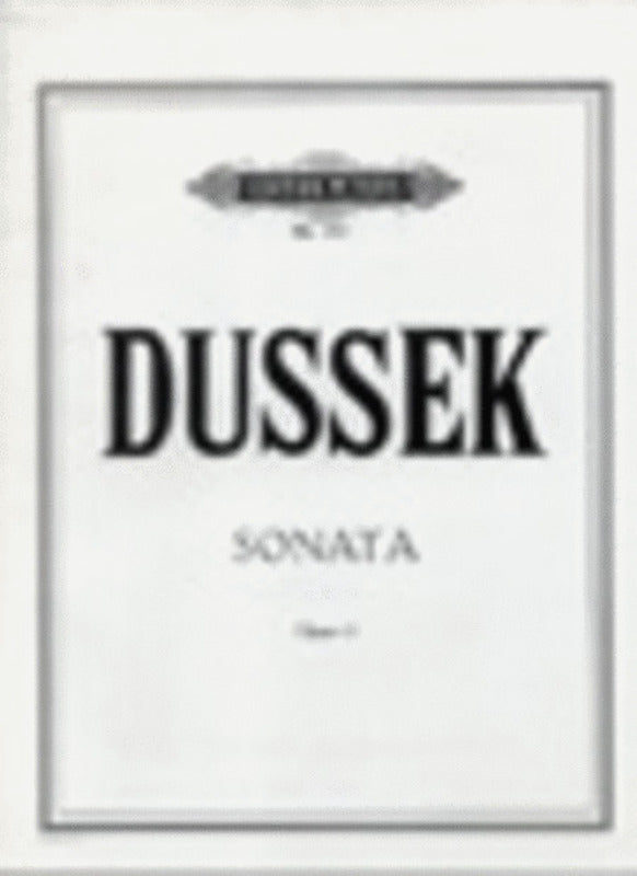 Dussek - Sonata Op 61 F Sharp Min Piano