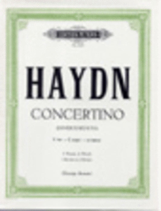 Haydn - Concertino C Hob Xiv/3 2P 4H 2 Copies