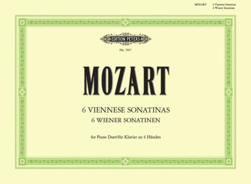 Mozart - Viennese Sonatinas Piano Duet