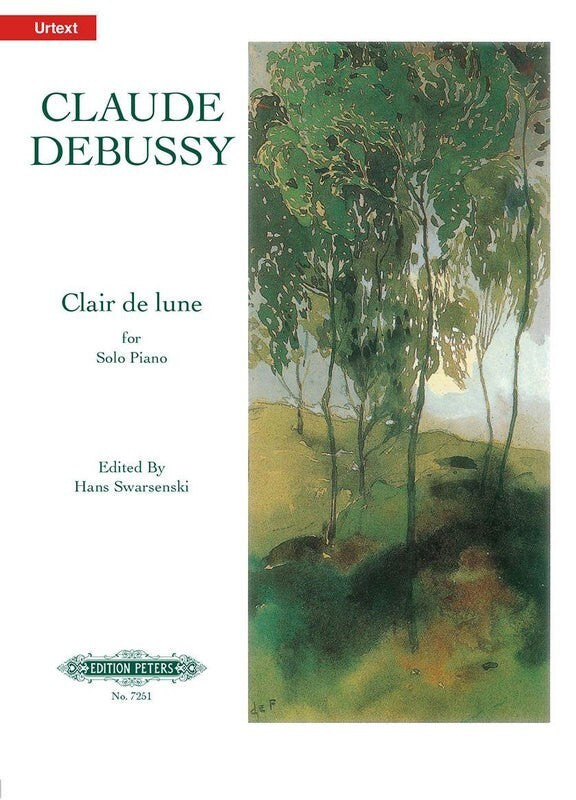 Debussy - Clair De Lune Piano Ed Swarsenski