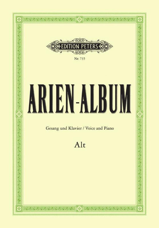 Aria Album For Contralto