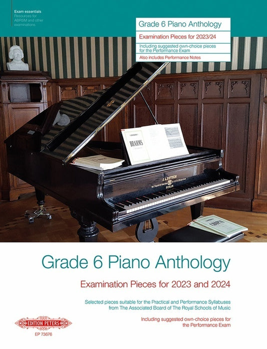 Grade 6 Piano Abrsm Anthology Exam Pieces 2023-2024