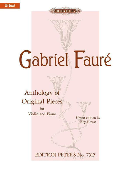 Faure - Anthology Of Original Pieces Violin/Piano