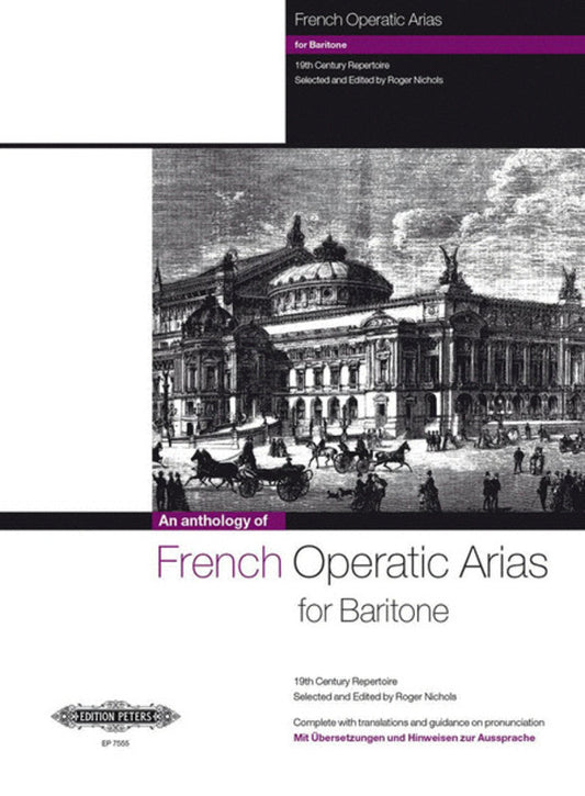 French Operatic Arias Baritone 19Th Century Repertoire