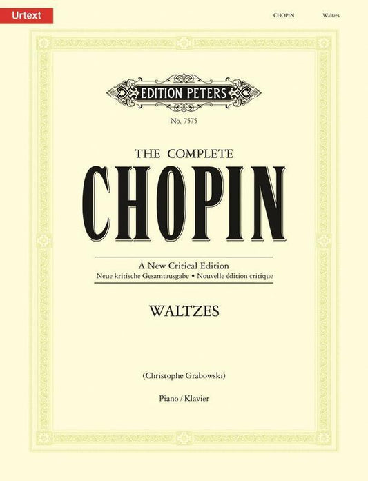 Chopin - Waltzes New Critical Edition Urtext