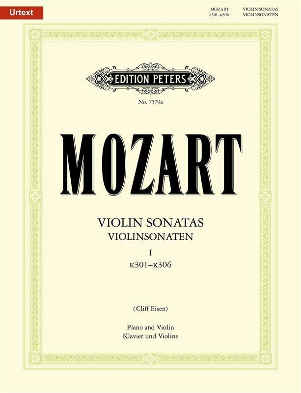 Mozart - Sonatas Vol 1 Nos 1-6 K301-K306 Violin/Piano