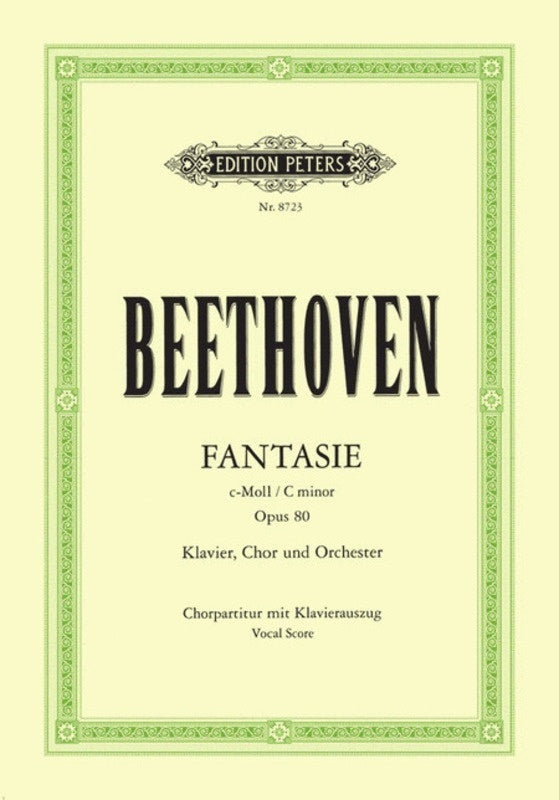 Beethoven - Choral Fantasy Op 80 Satb