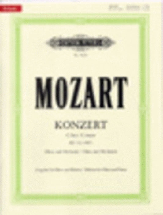 Mozart - Concerto In C K 314 Oboe/Piano Urtext