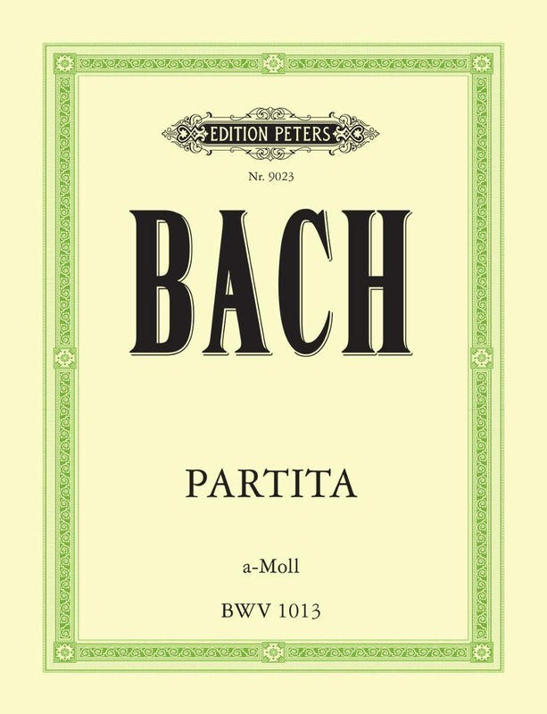 Bach - Partita A Min (Sonata) Bwv 1013 Flute Solo Urtext