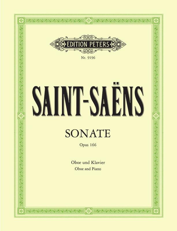 Saint-Saens - Sonata Op 166 Oboe/Piano Urtext Book