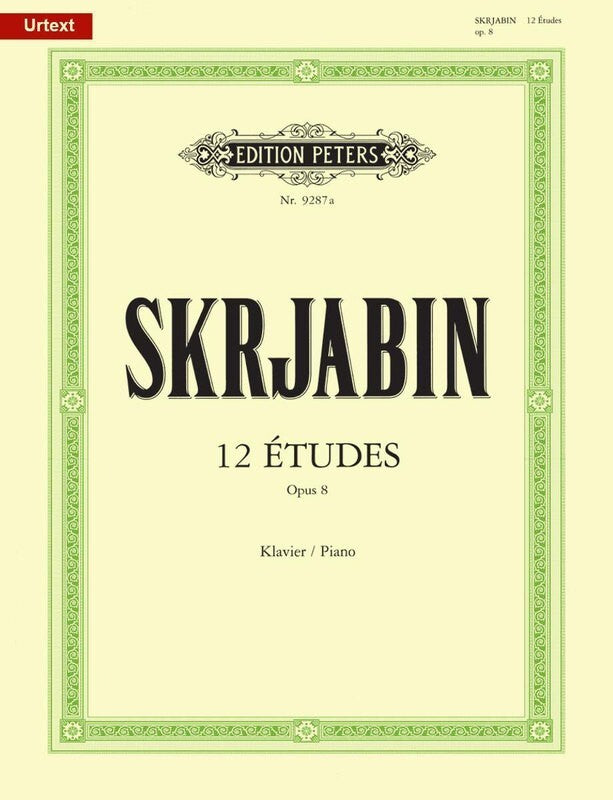 Scriabin - 12 Etudes Op 8 Urtext