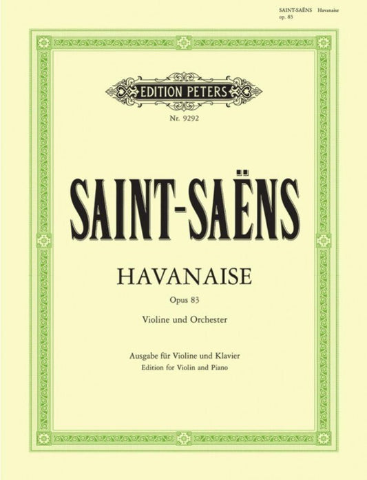 Saint-Saens - Havanaise Op 83 Violin/Piano