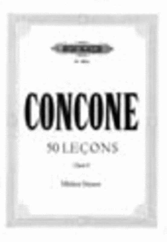 Concone - 50 Lessons Op 9 Medium Voice