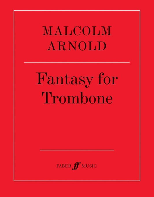 Malcolm  Arnold - Fantasy For Trombone Book