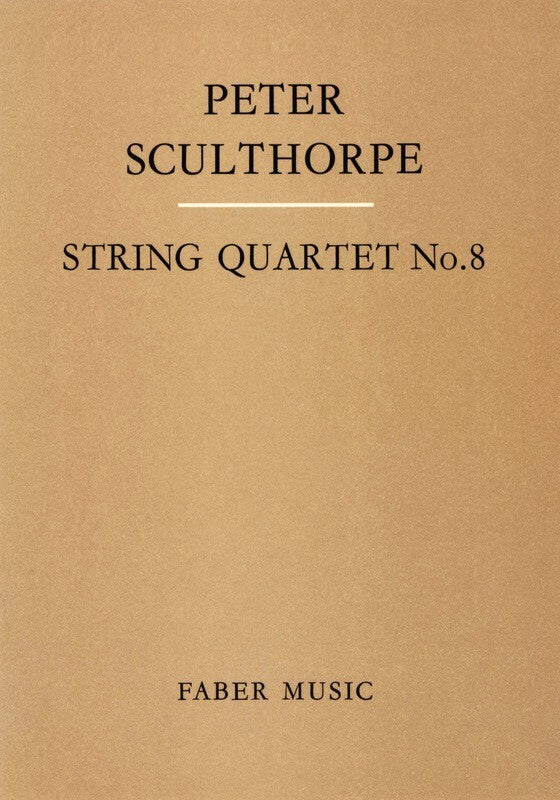 Sculthorpe - String Quartet No 8 Score