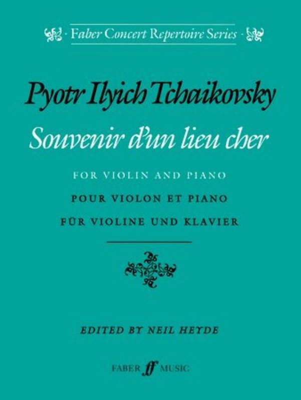 Tchaikovsky - Souvenir Dun Lieu Cher Violin/Piano