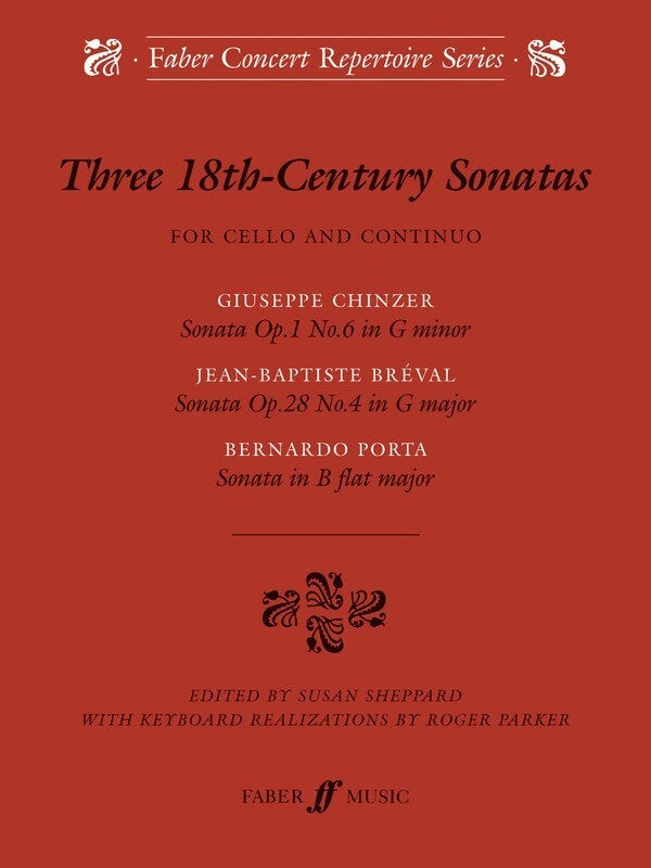 Three 18Th Century Sonatas Cello/Pno