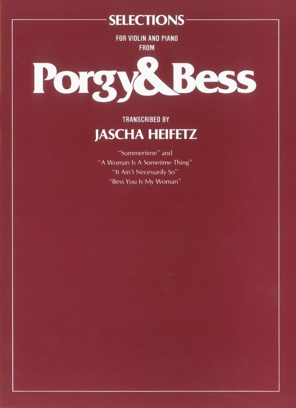 Porgy & Bess Selections Violin/Piano