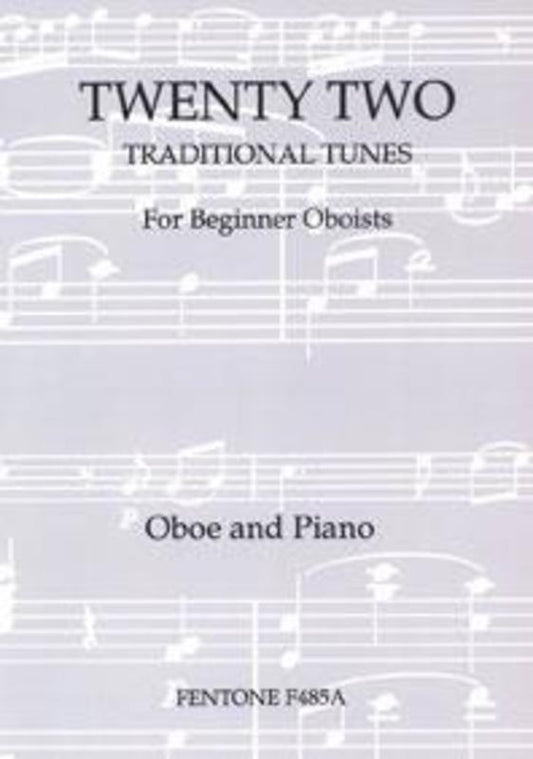 22 Traditional Tunes Oboe/Piano