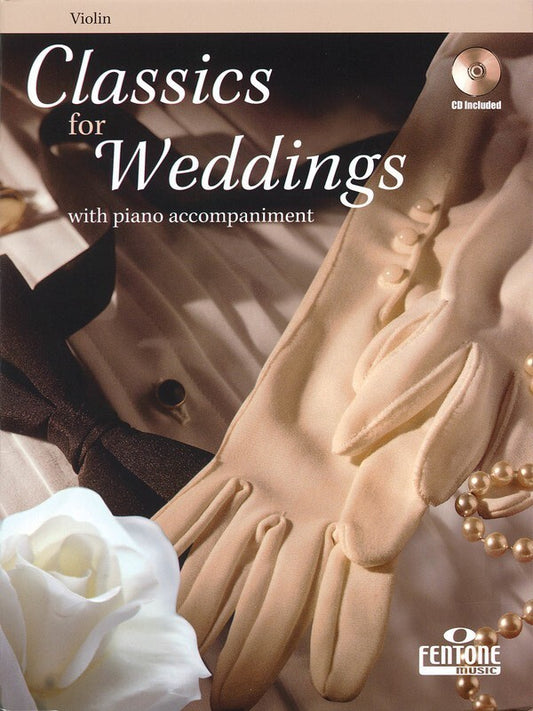 Classics For Weddings Bk/Cd Violin