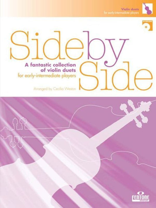 Side By Side Violin Duets Early Interm Bk/Cd