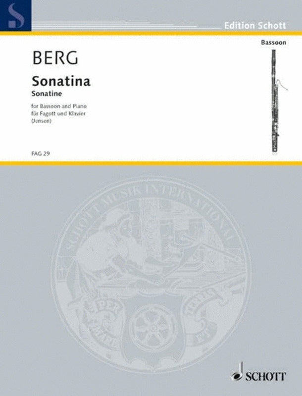 Berg - Sonatina For Bassoon/Piano