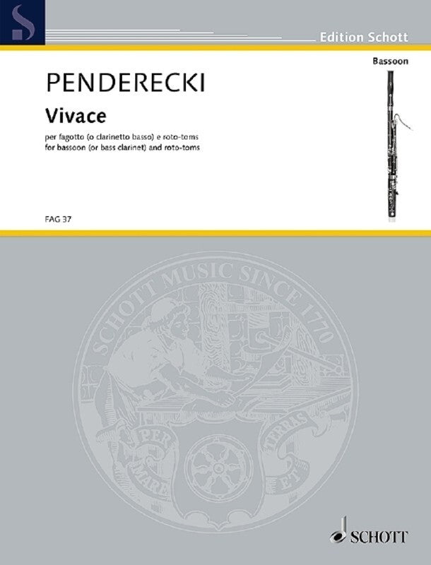 Penderecki - Vivace For Basson/Rototoms