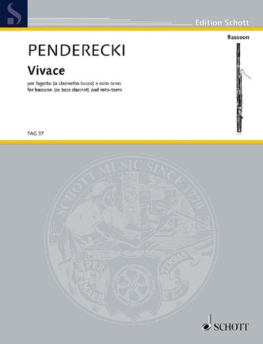 Penderecki - Vivace For Basson/Rototoms