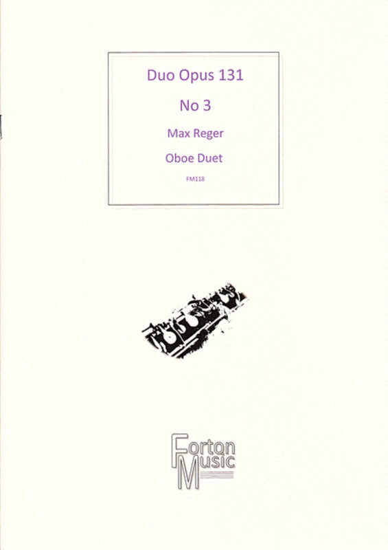 Reger - Duo Op 131 No 3 For Oboe Duet