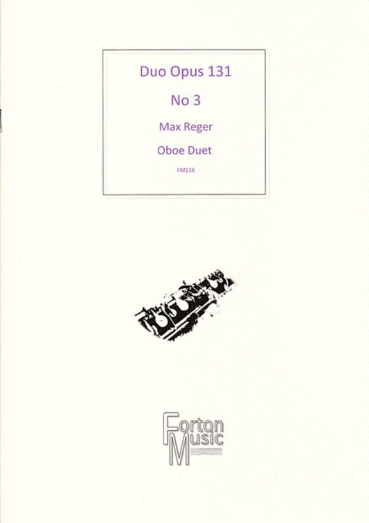 Reger - Duo Op 131 No 3 For Oboe Duet