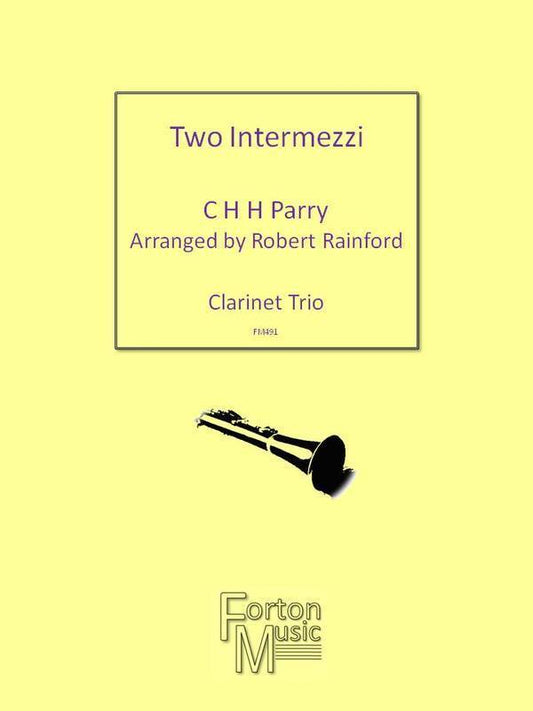 Parry - Two Intermezzi Clarinet Trio