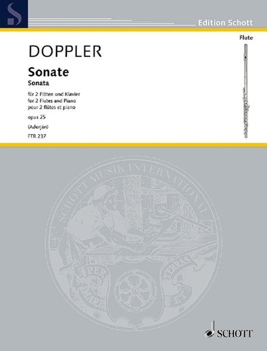 Doppler - Sonata Op 25 For 2 Flutes/Piano