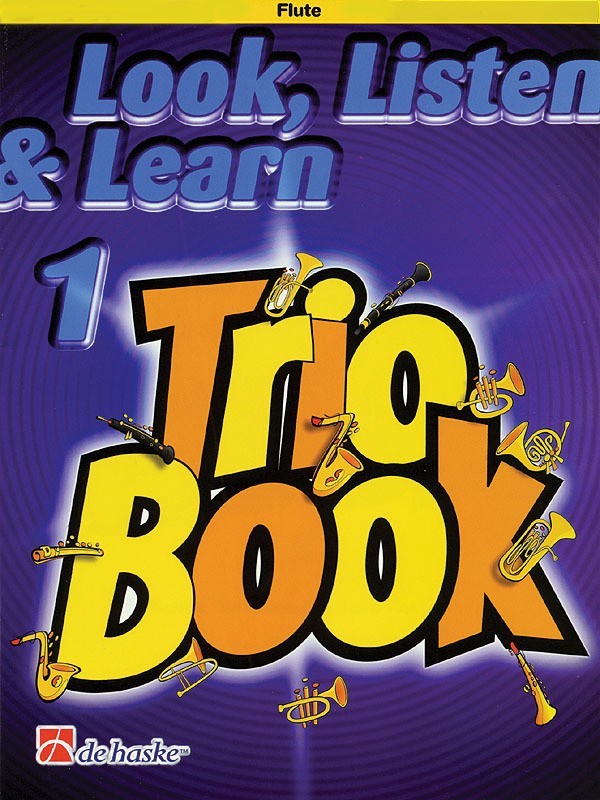 Look Listen & Learn Trios For Flute Book