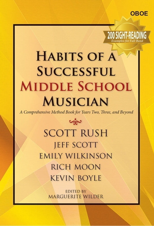 Habits Successful Middle School Oboe Book