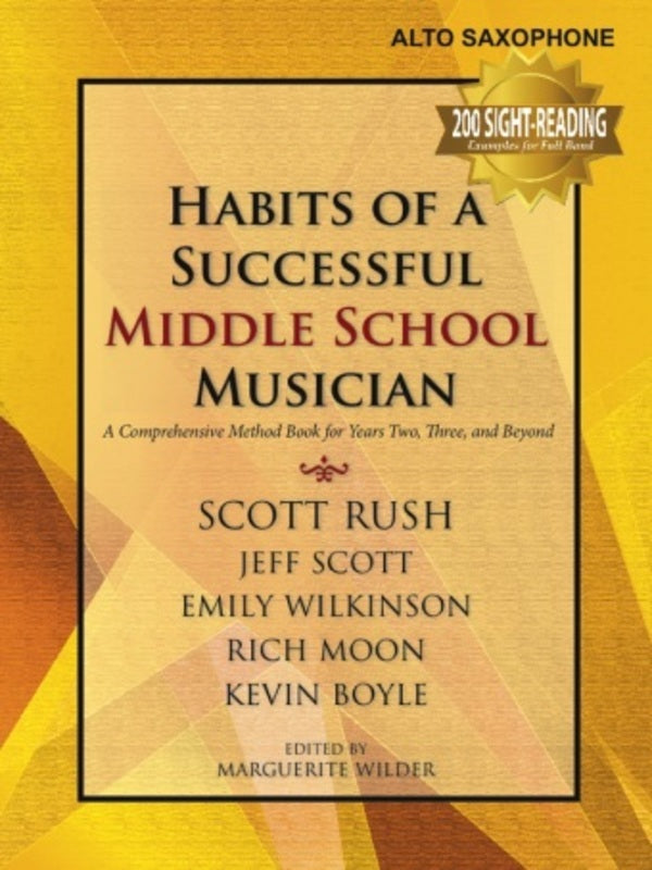 Habits Successful Middle School Alto Sax