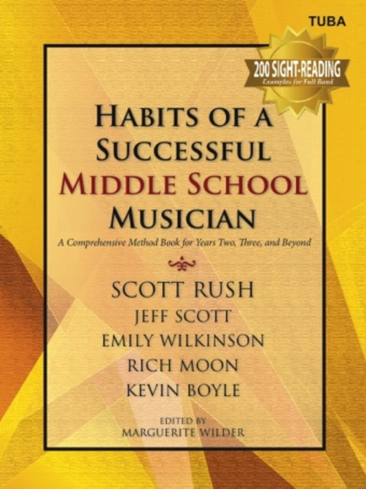 Habits Successful Middle School Tuba Book