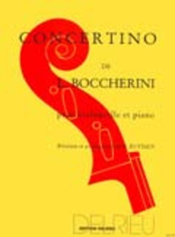 Boccherini - Concertino G Cello with Piano Accompaniment Book