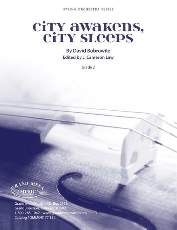 City Awakens City Sleeps String Orchestra Level 3 Score/Parts